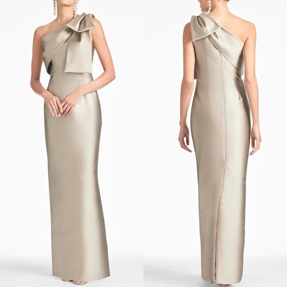 Sachin & Babi Bonnie Gown F231G40 Pewter NEW - Picture 1 of 10